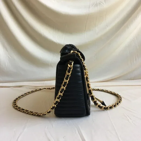 Moschino Black Python Skin Jacket Bag Sku# 43104 - Picture 5 of 7